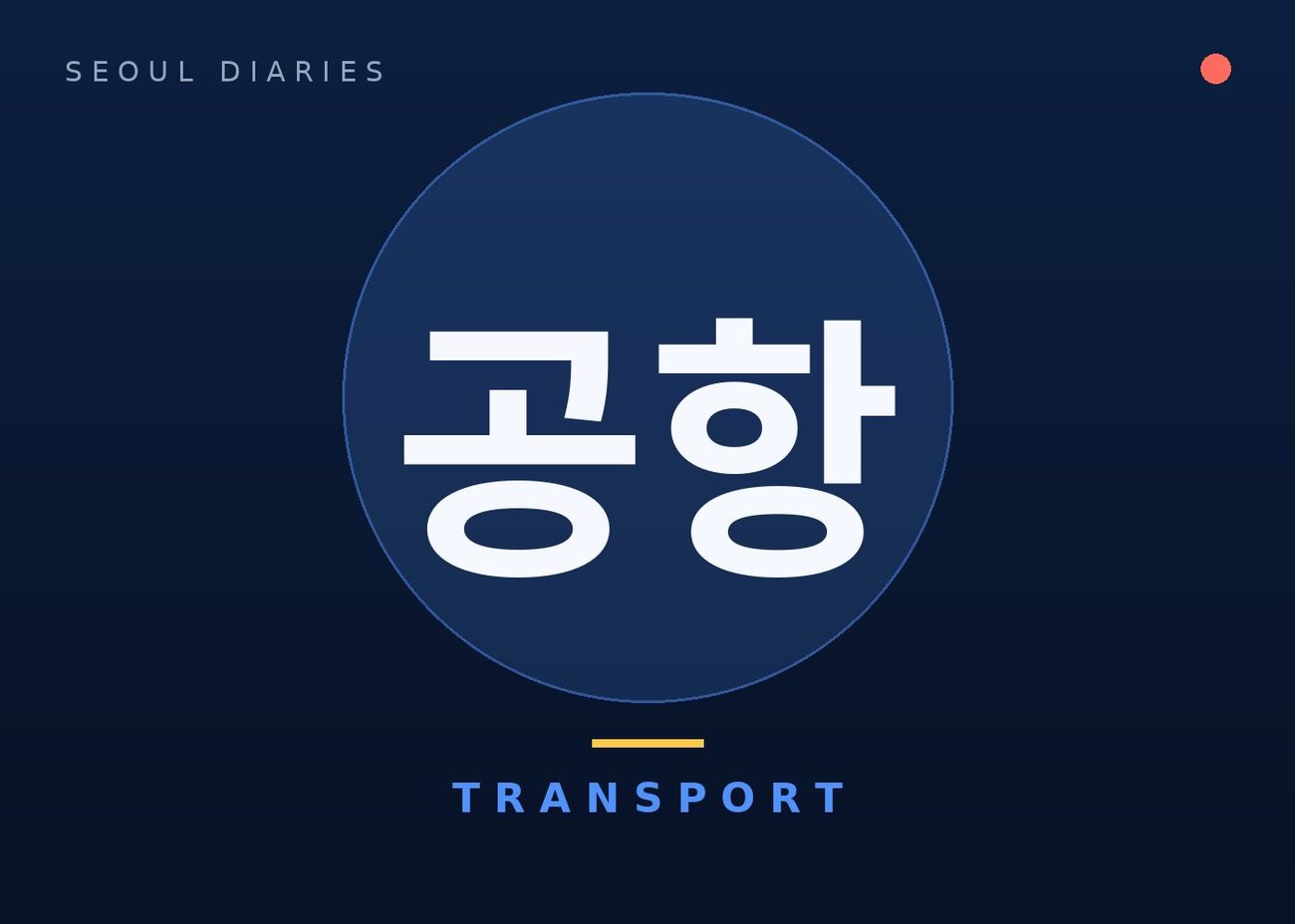 Designed cover — Seoul Diaries Transport